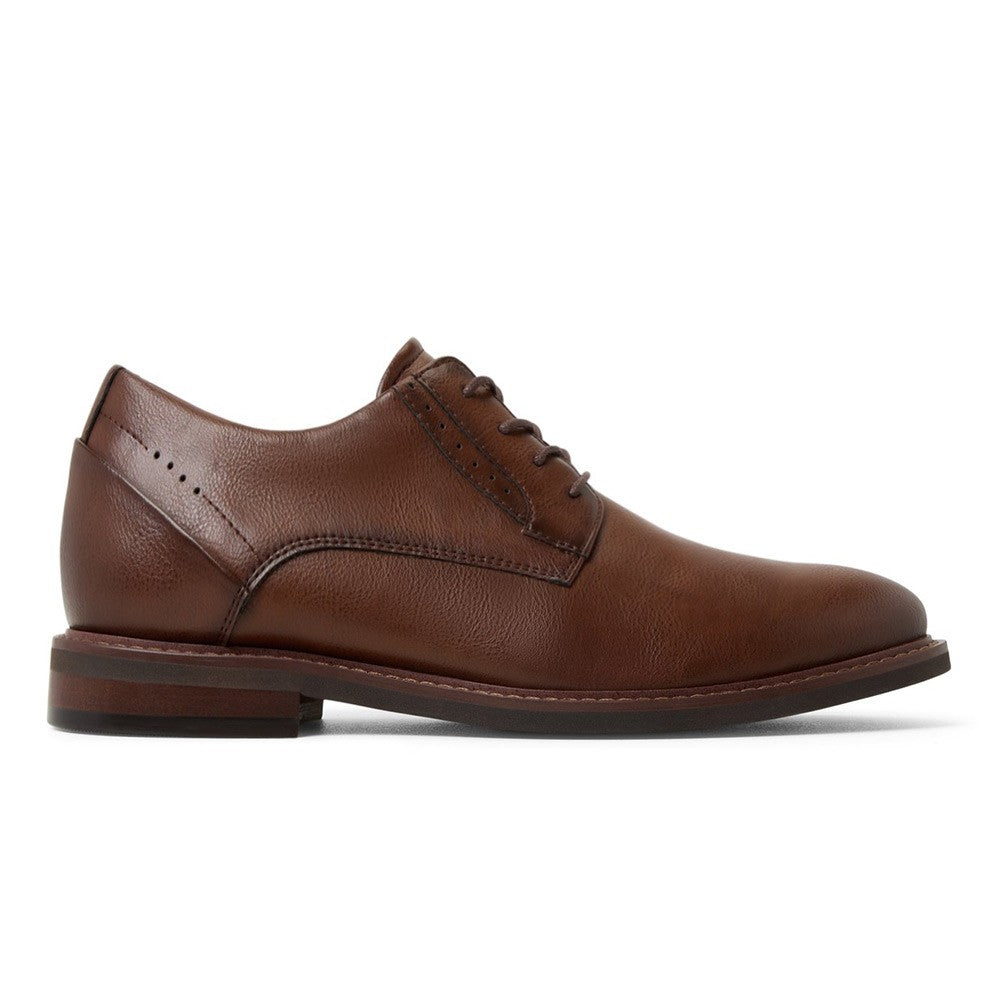 7 CM/2.76 Inches CMR CHAMARIPA Men’s Cognac Vegan Leather Elevator Dress Shoes
