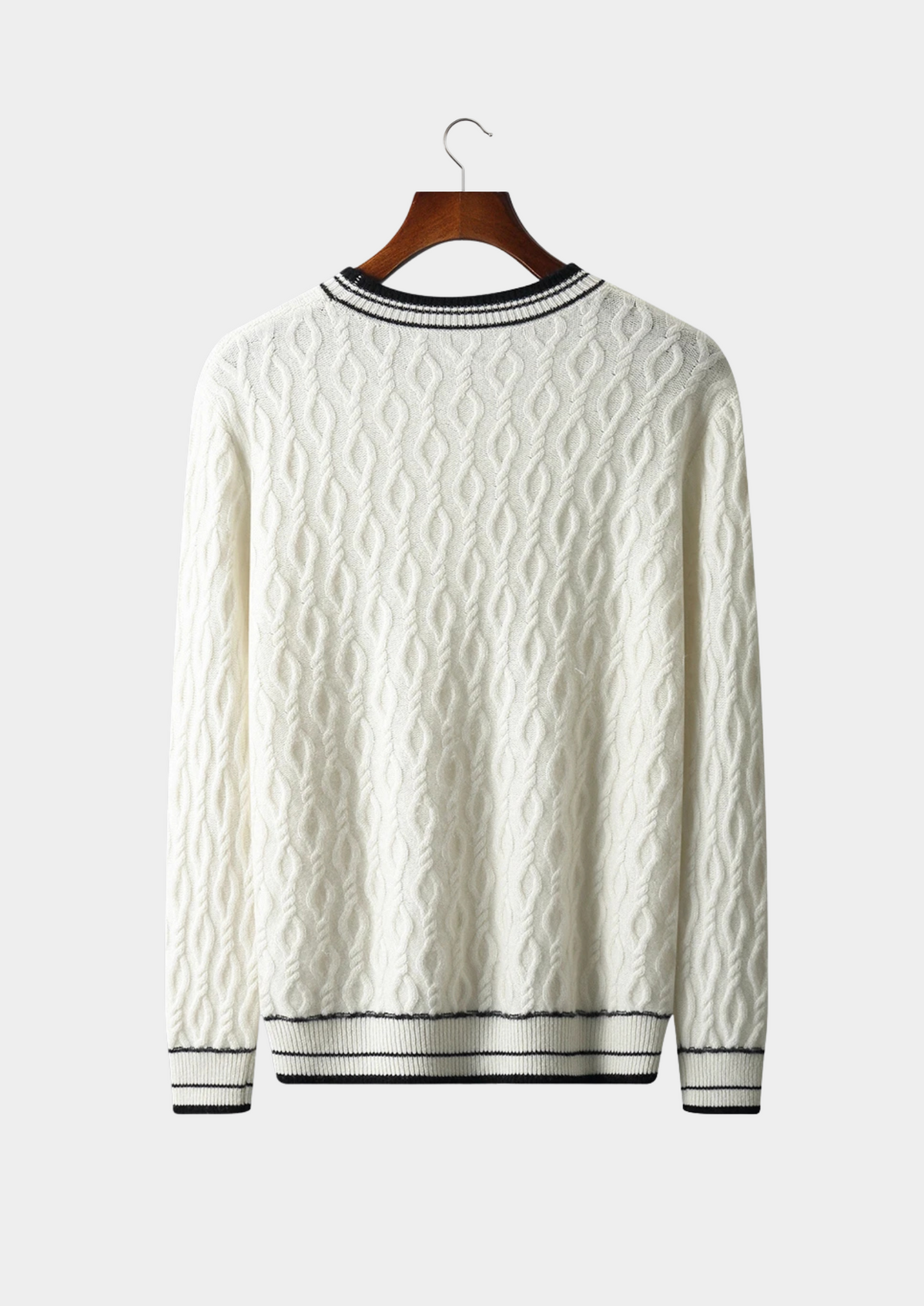 Cavallo Wool Jacquard Crewneck