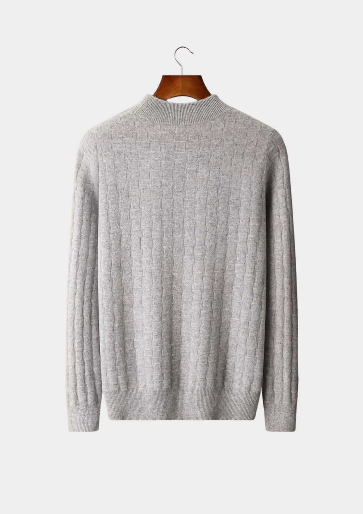 Cavallo WOOL TEXTURED MOCKNECK
