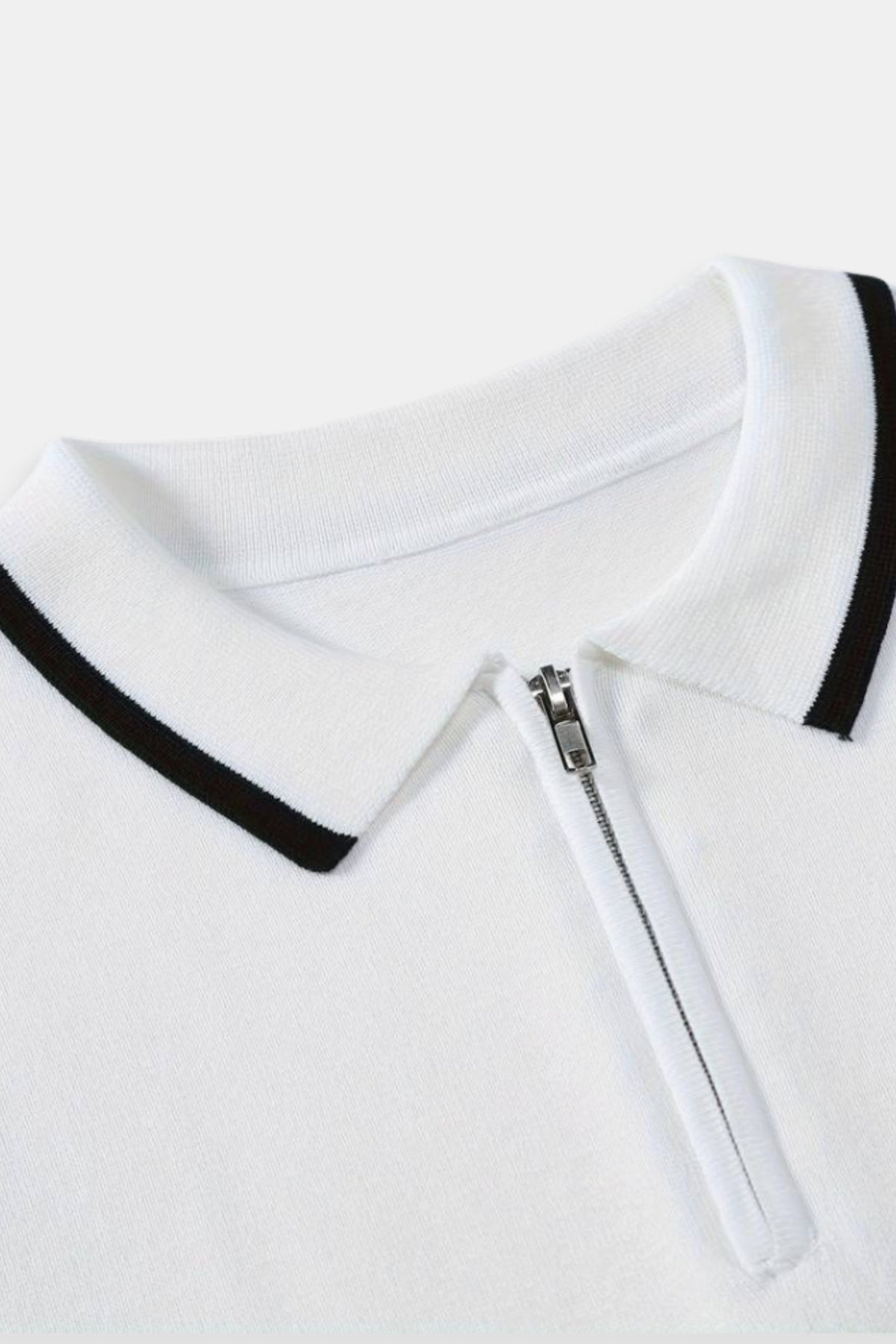 Cavallo Knitted Quarter Zip Golf Polo