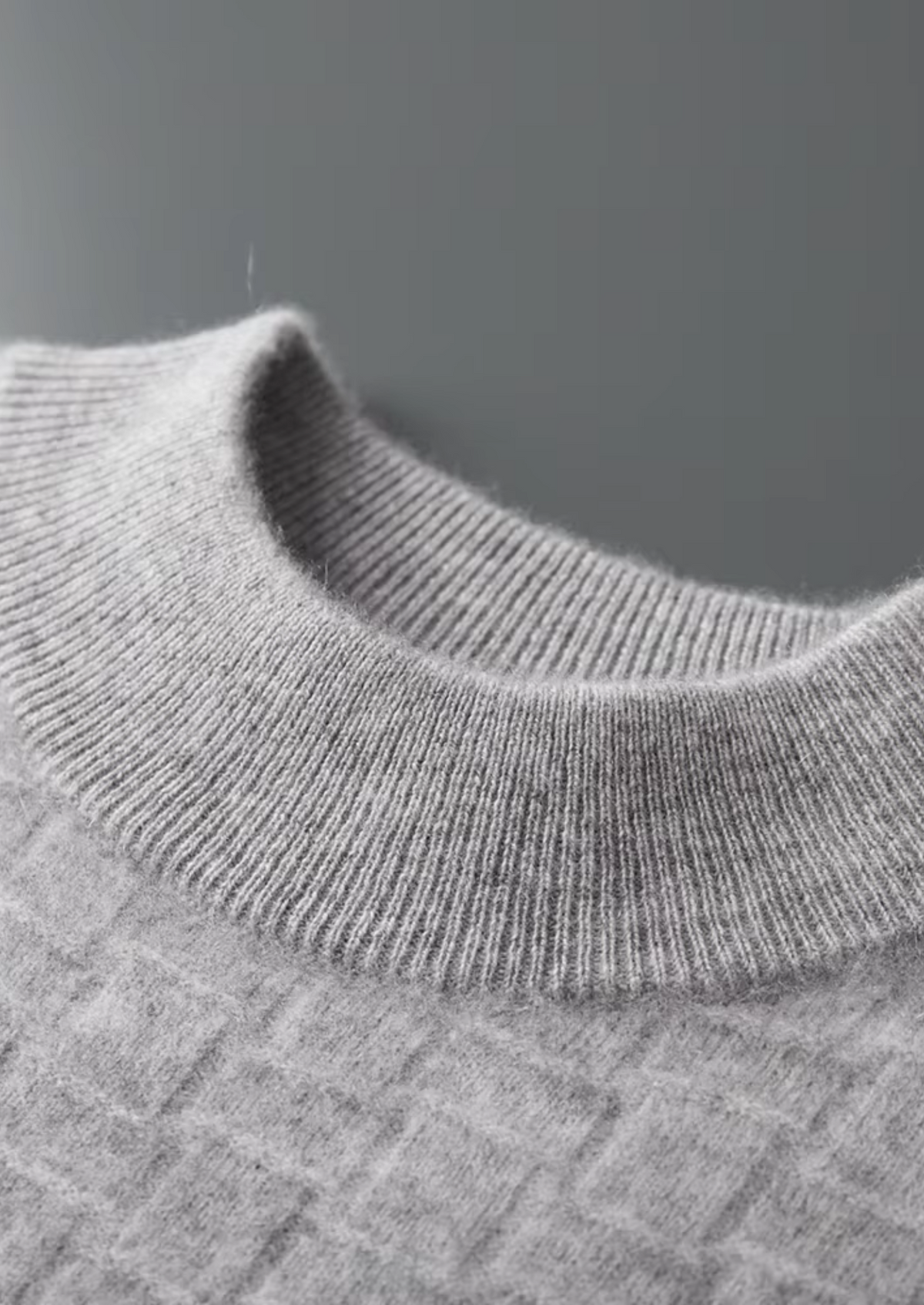 Cavallo WOOL TEXTURED MOCKNECK