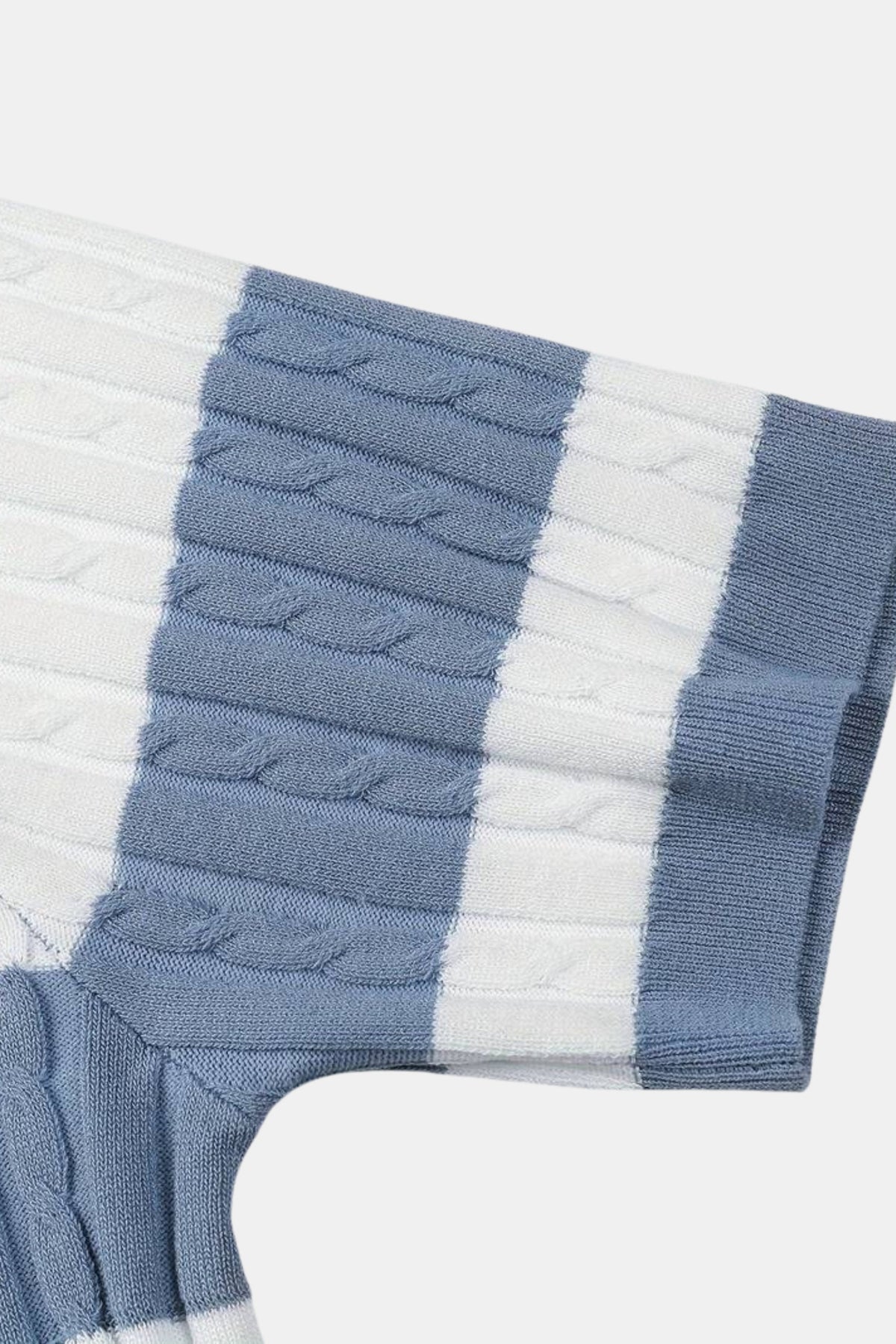 Cavallo White Stripe Polo