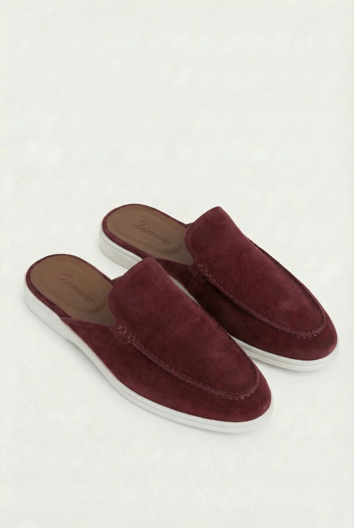 Yacht Suède Mule Burgundy