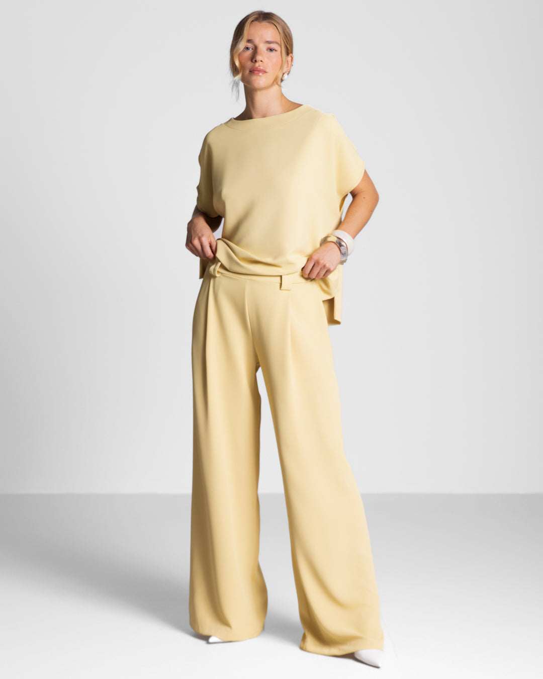 Gabriella Top | Pastel Yellow