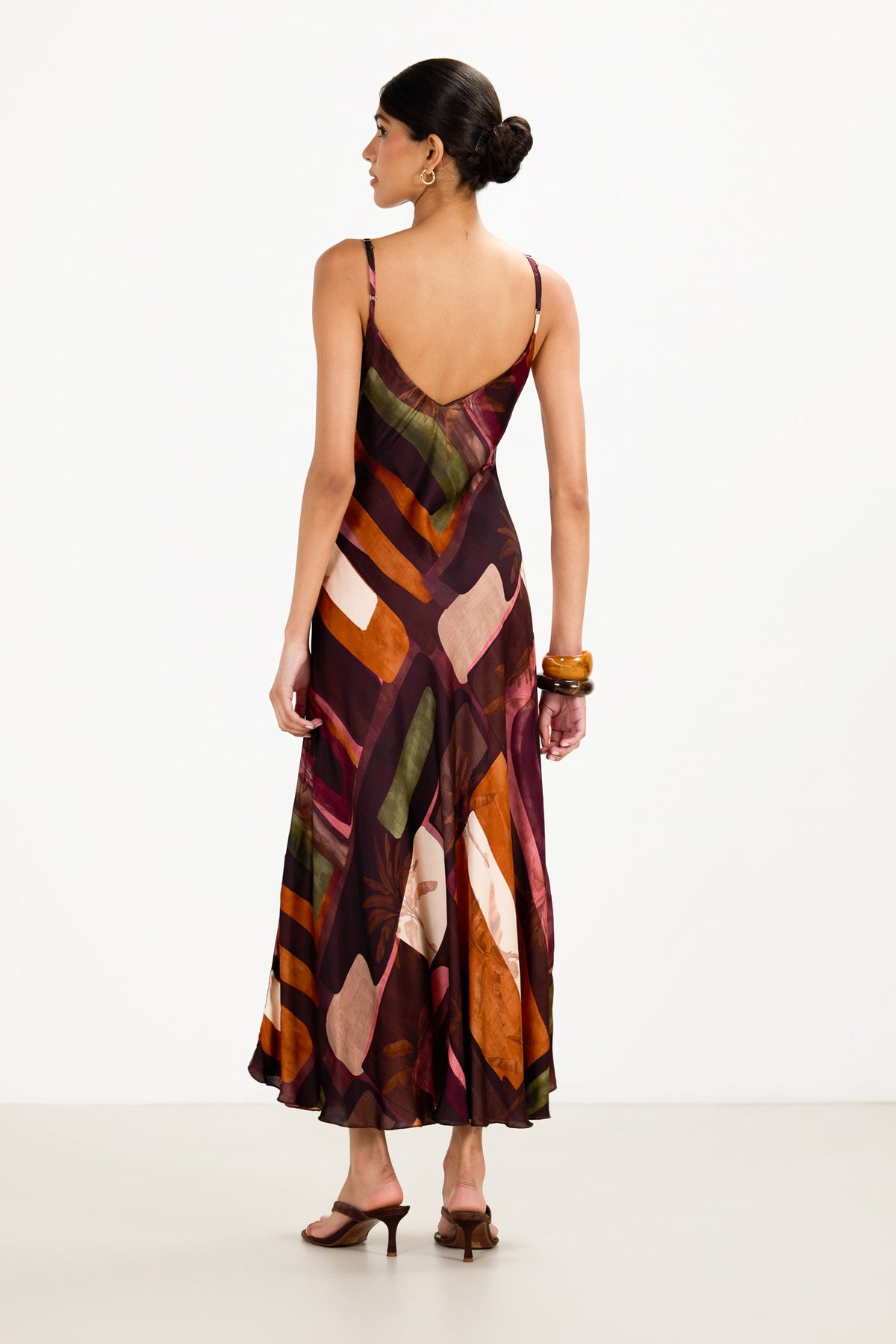 Anne Slip Dress | Sunset Geo
