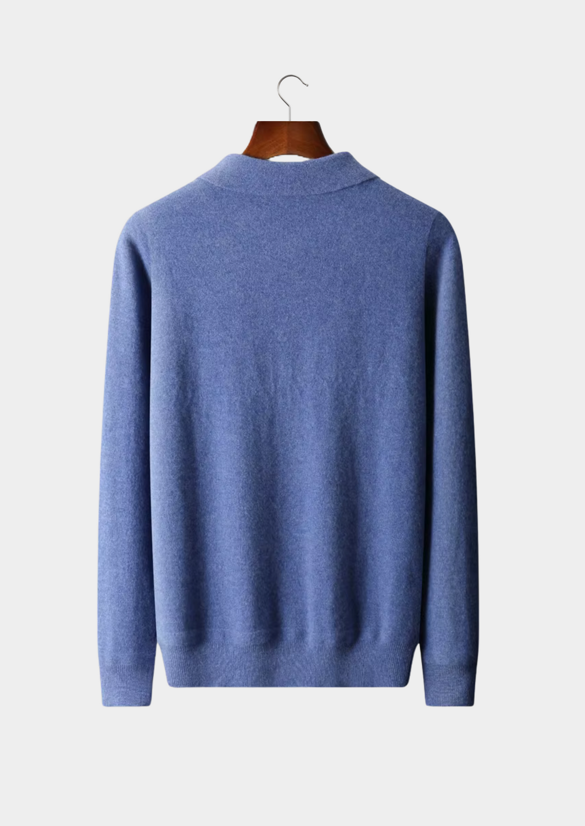 CAVALLOWOOL HALF ZIP POLO