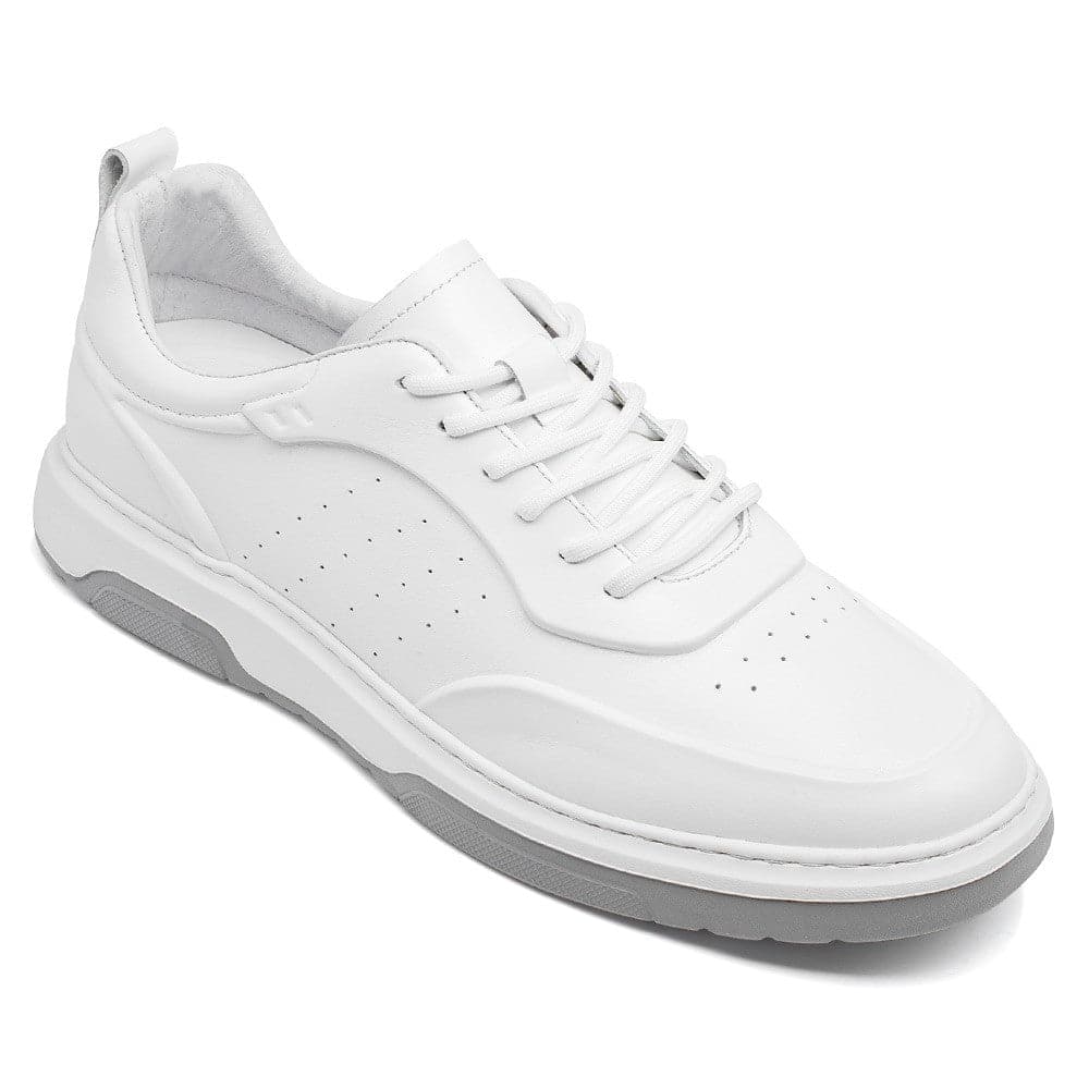 6 CM / 2.36 Inches CMR CHAMARIPA Men's Elevator Sports Shoes - Low White Sneakers