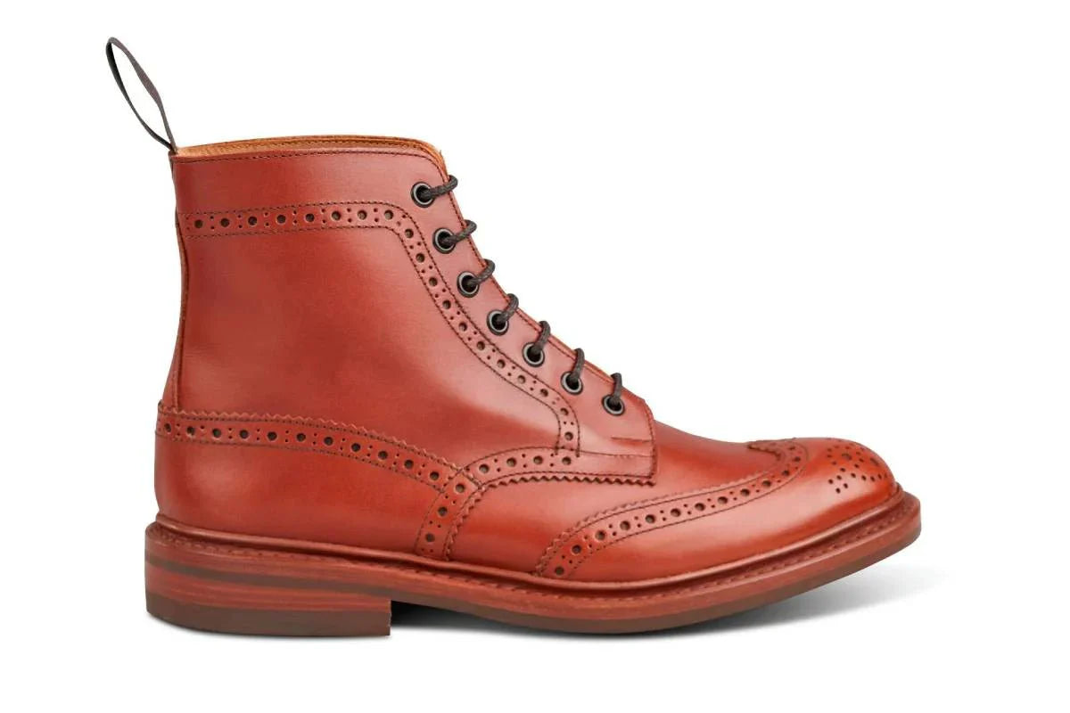 STOW COUNTRY BOOT - MARRON ANTIQUE (6 FITTING)