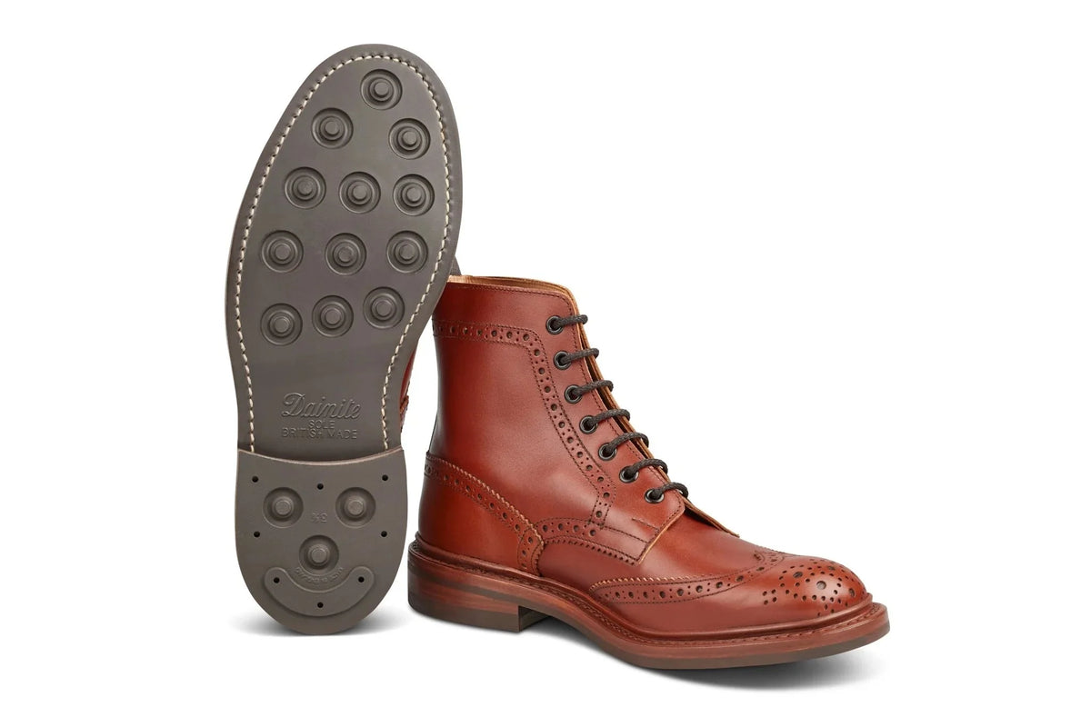STOW COUNTRY BOOT - MARRON ANTIQUE (6 FITTING)