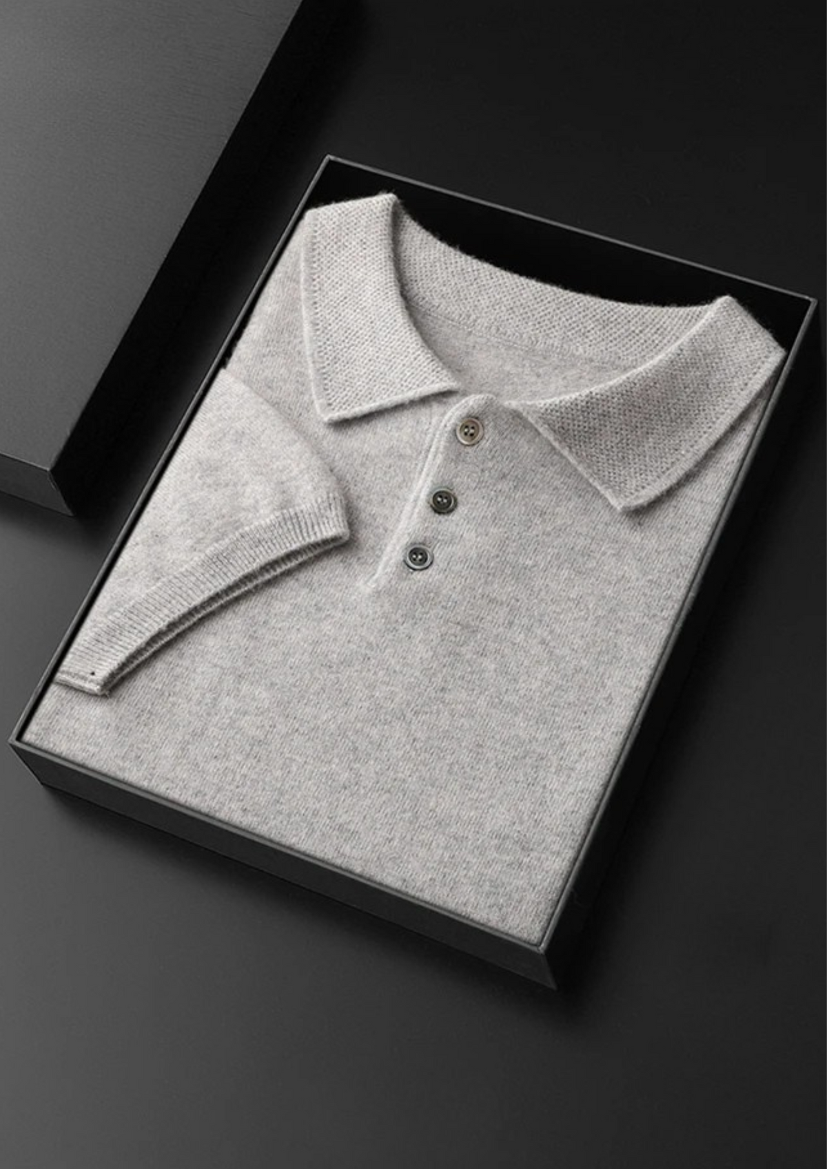 CASHMERE CLASSIC POLO SHIRT