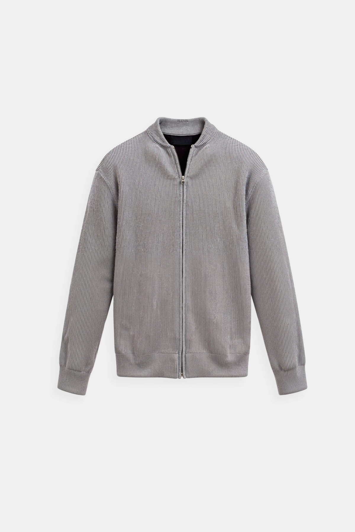 Cavallo Solid Knitted Crew Neck Cardigan