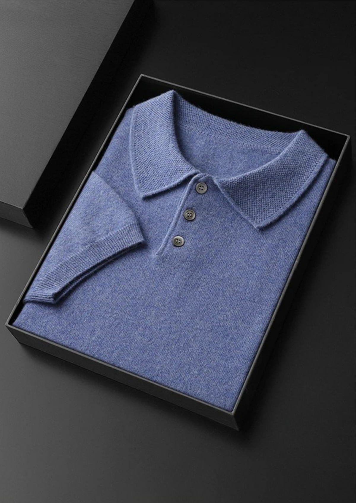CASHMERE CLASSIC POLO SHIRT