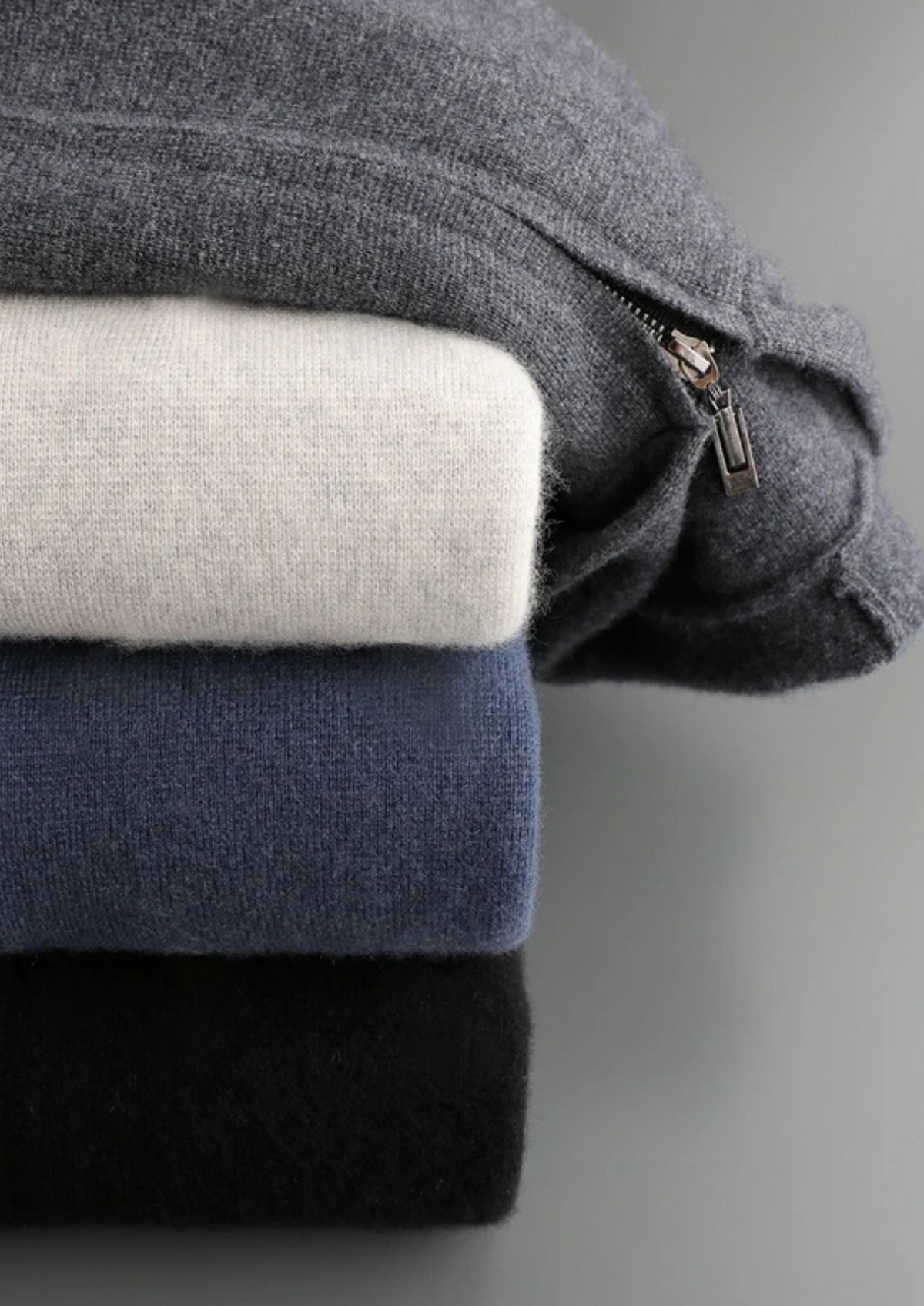Cavallo Cashmere Zip  Hoodie