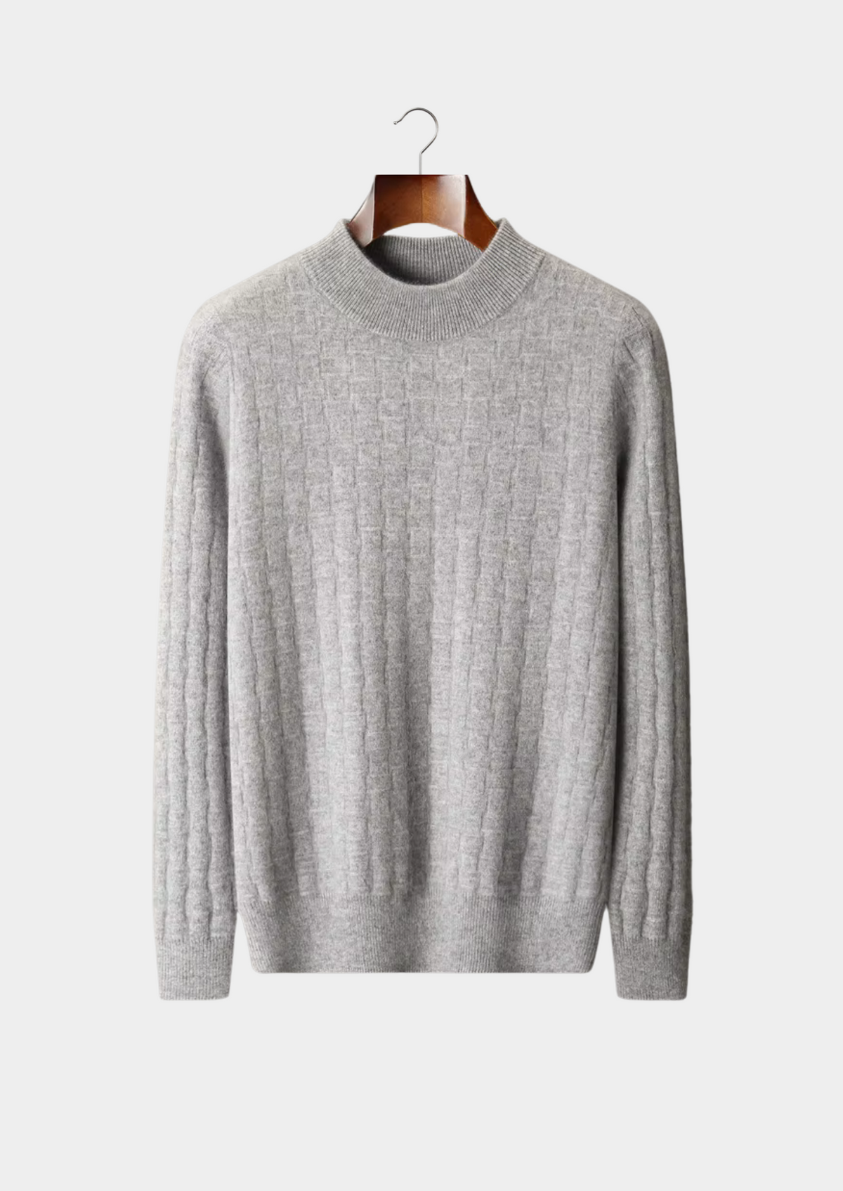 Cavallo  WOOL TEXTURED MOCKNECK