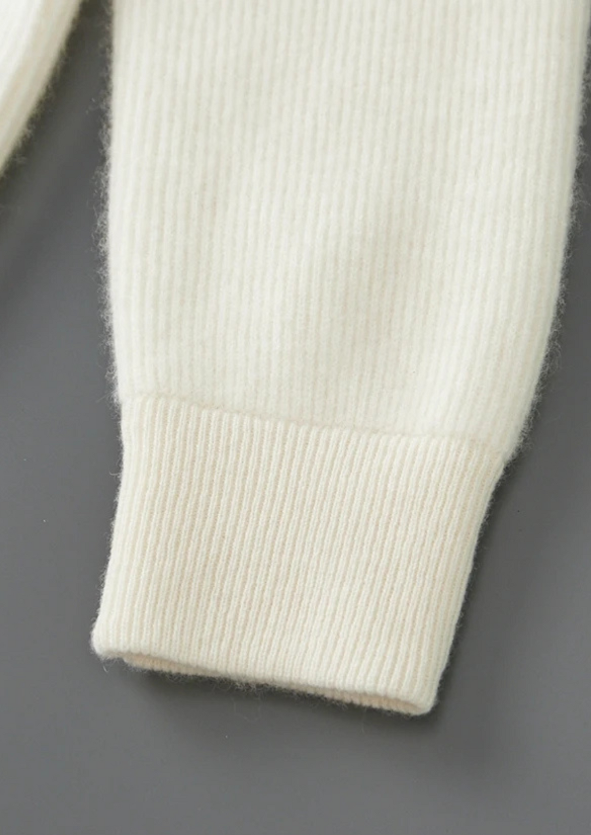 CAVALLO WOOL RIBBED ZIPPER CARDIGAN