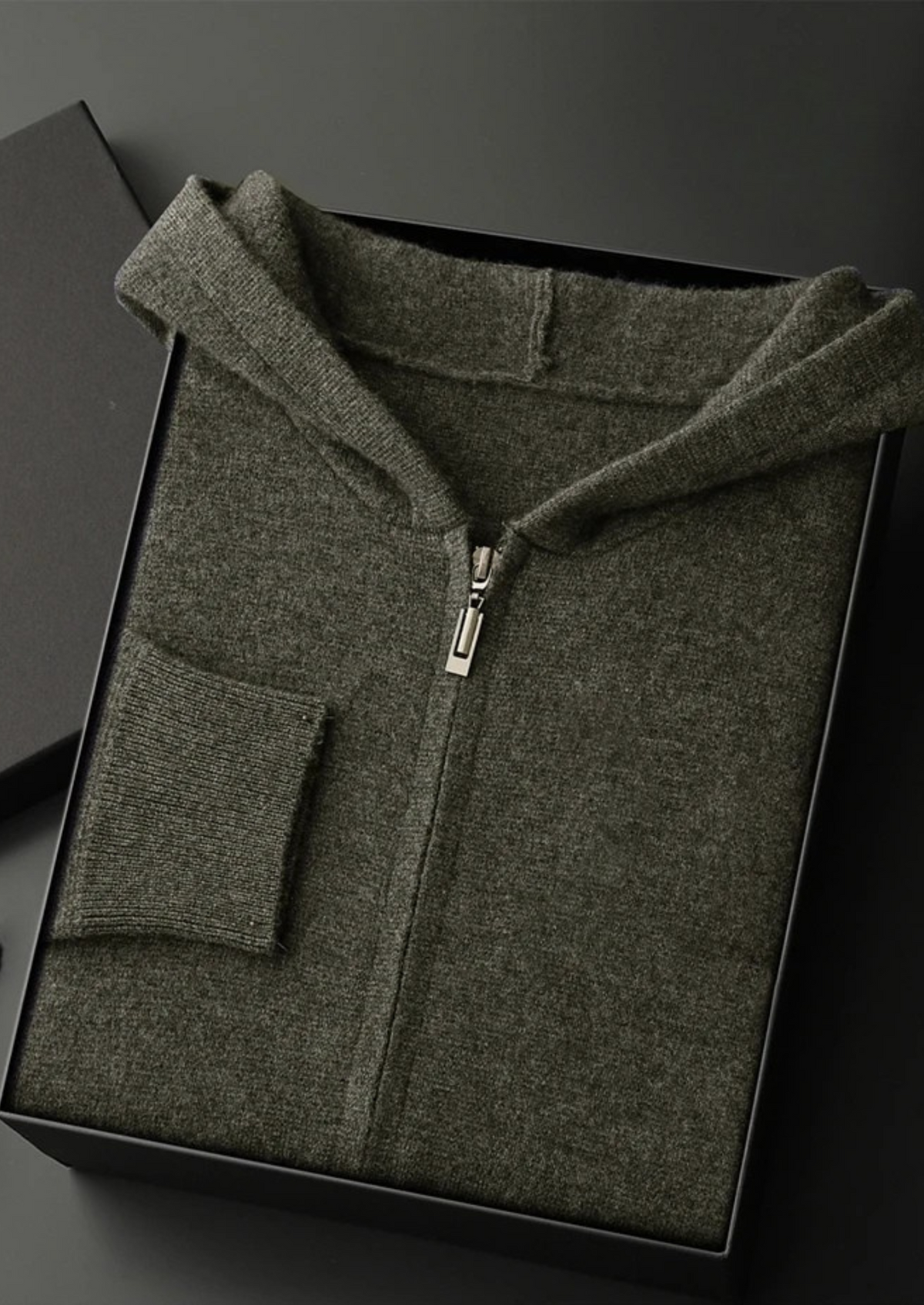 Cavallo Cashmere Zip  Hoodie