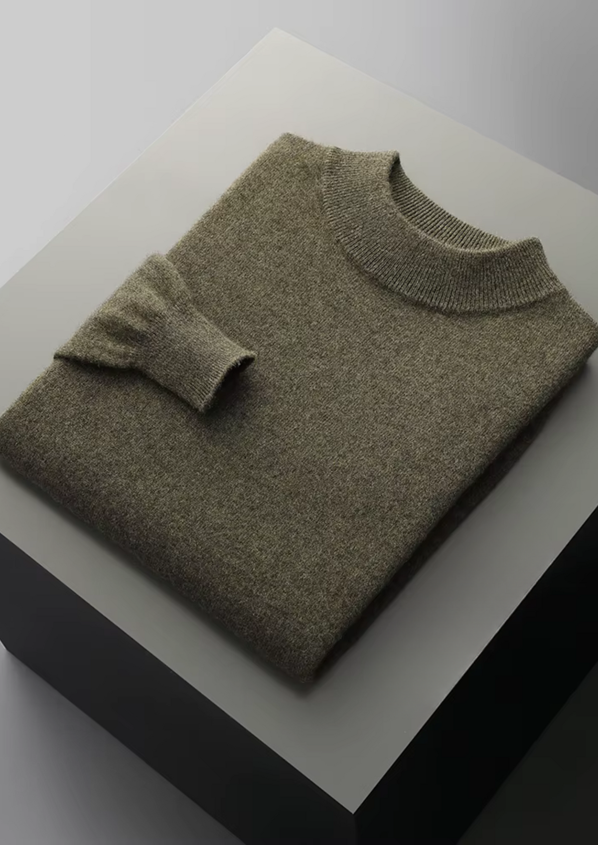 Cavallo Wool Classic Mockneck Sweater