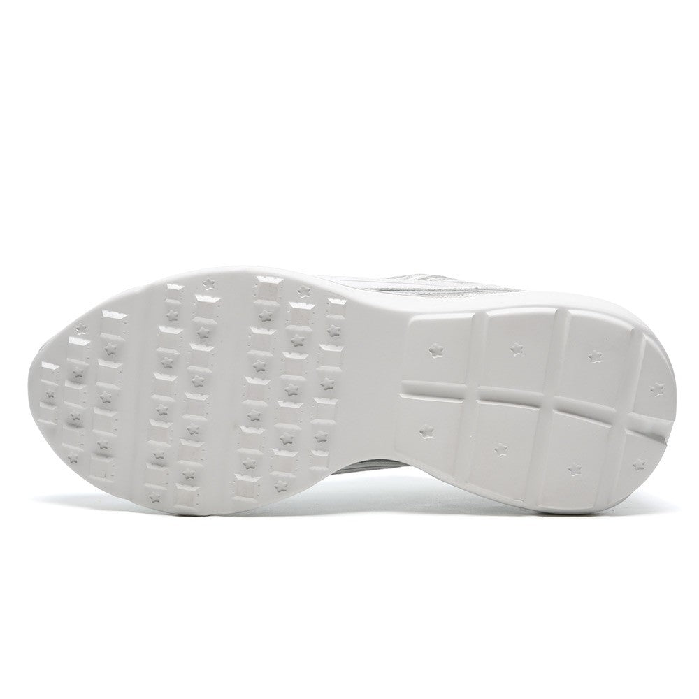 7 CM/2.76 Inches CMR CHAMARIPA  Men's Height Increasing Sneakers - White Mesh Athletic Trainers