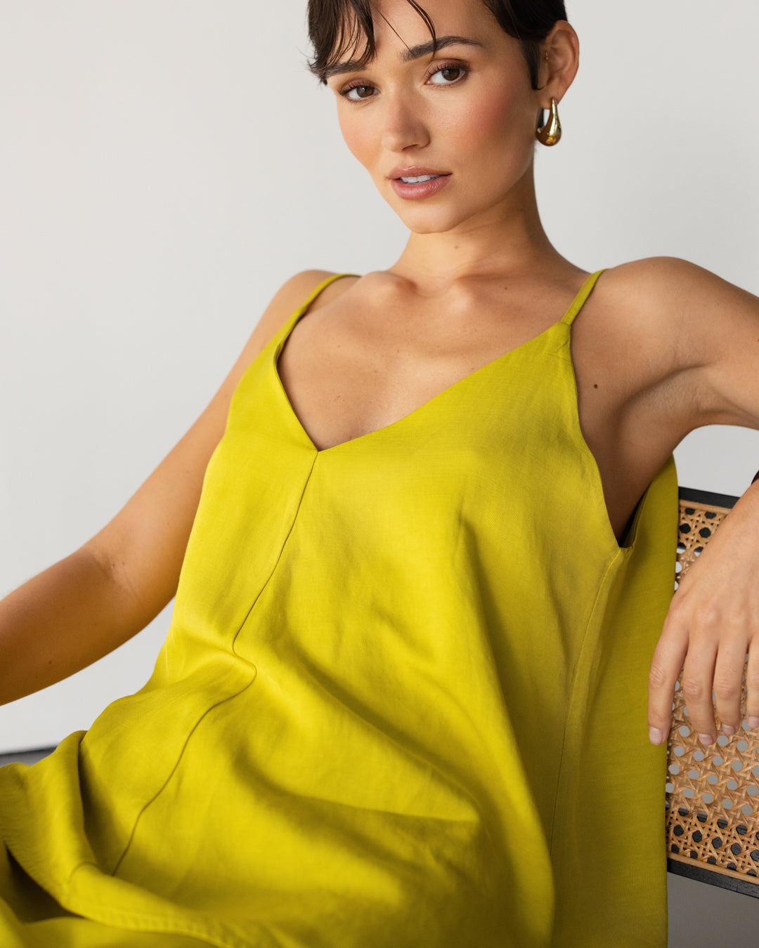 Una Cami Top | Lime