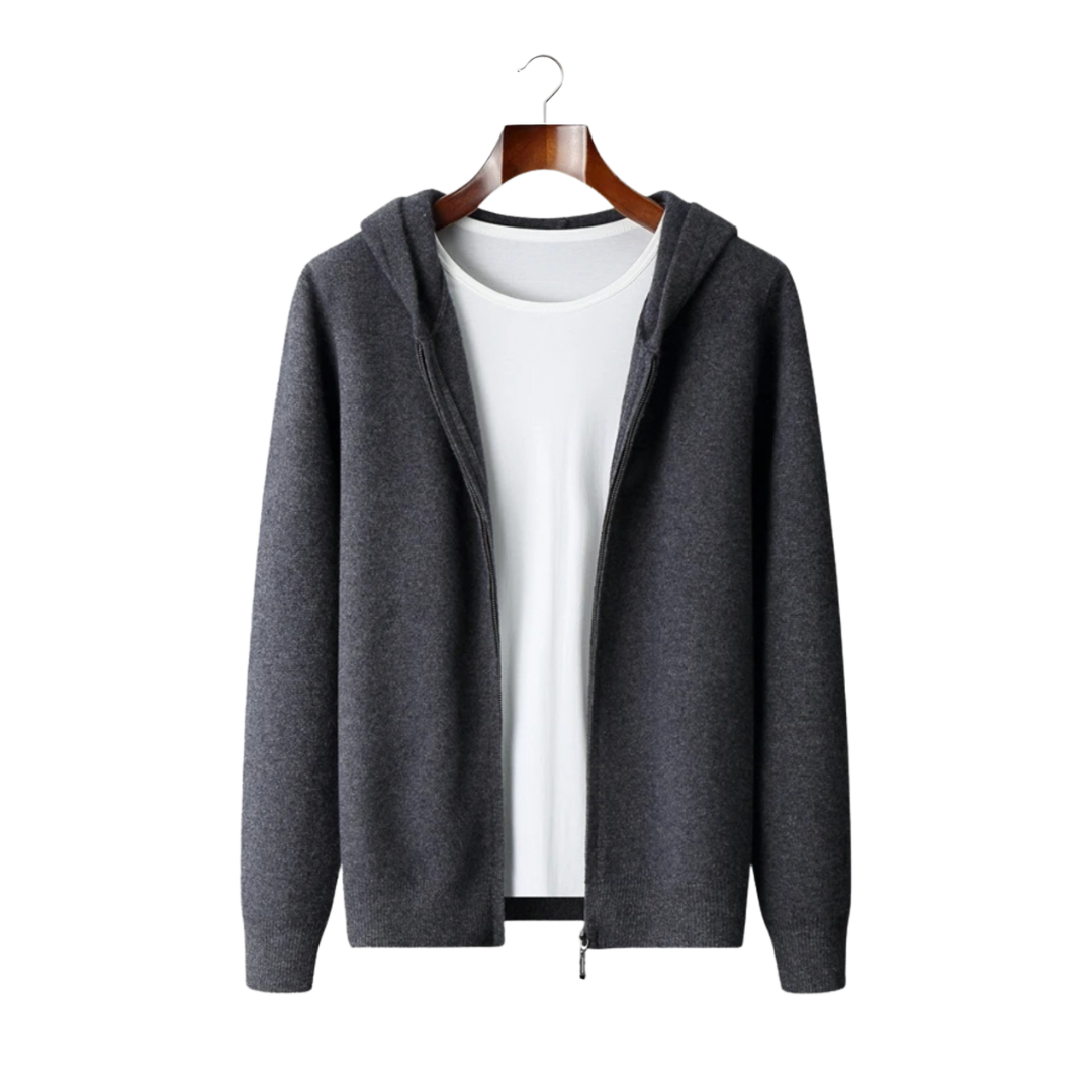Cavallo Cashmere Zip  Hoodie