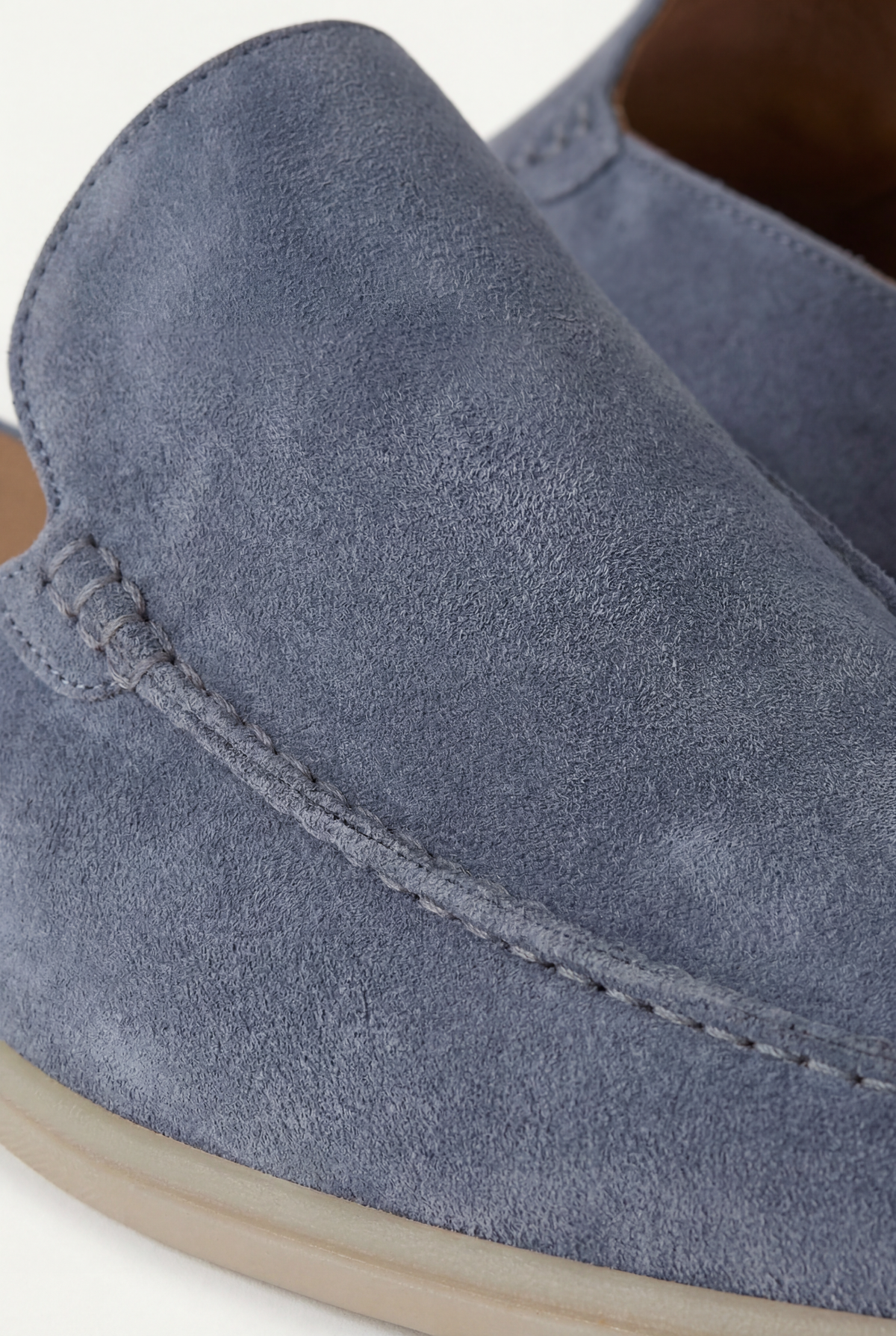Yacht Suede Mule Baby Blue