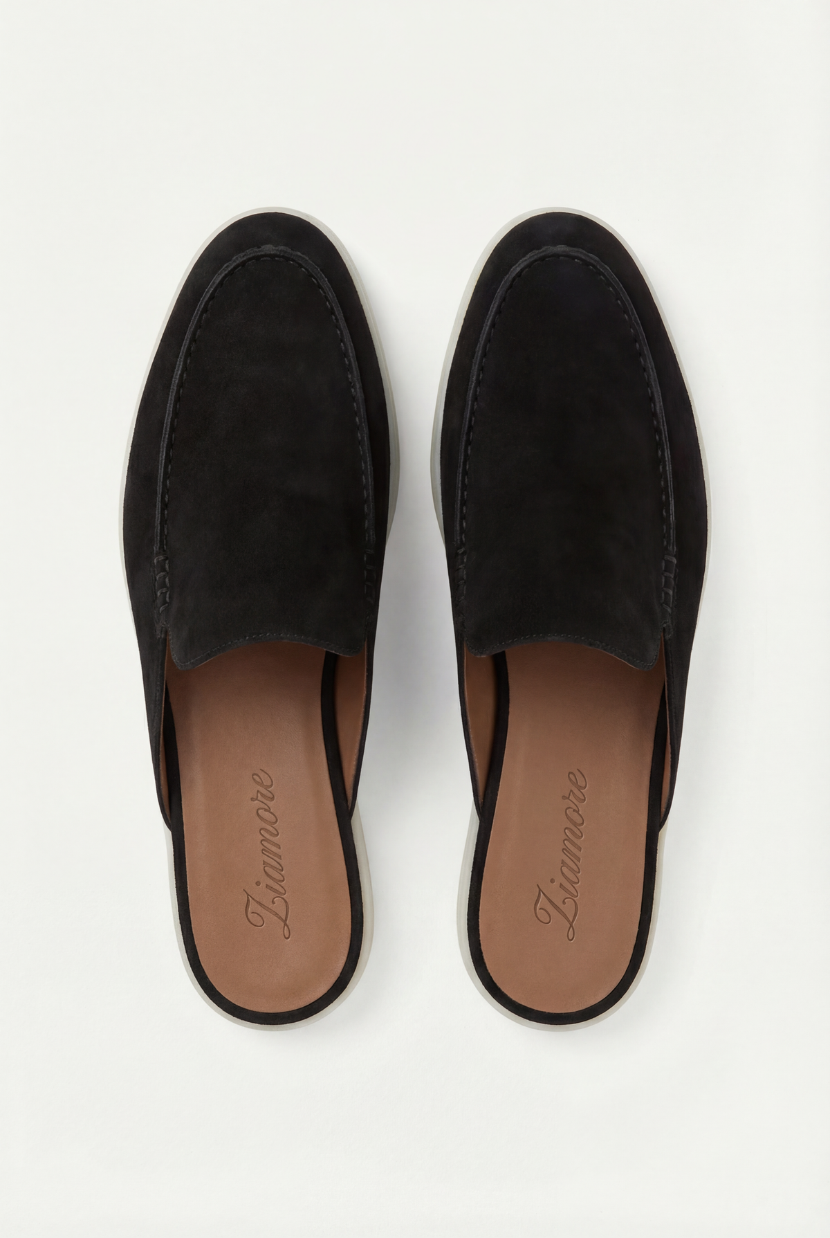 Yacht Suede Mule Black