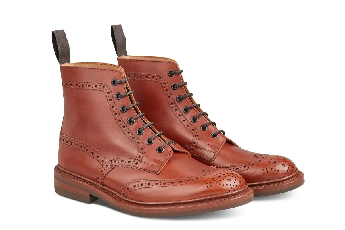 STOW COUNTRY BOOT - MARRON ANTIQUE (6 FITTING)